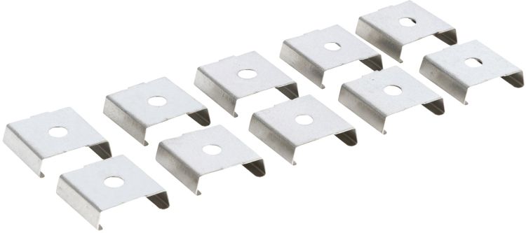 ARTECTA Profil Eco 13 Aufputz-Befestigungsklammern 10er-Set