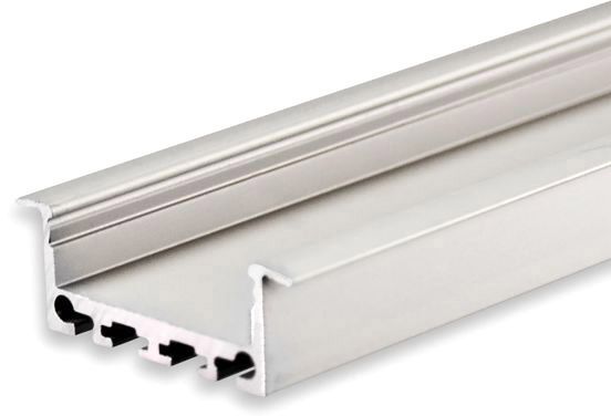 ISOLED LED Einbauprofil DIVE24 FLAT V1 Aluminium eloxiert, 200cm