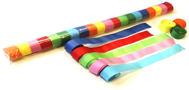 Magic FX Streamer 10m x 2,5cm - Bunt