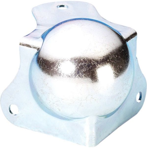 Adam Hall Hardware 4121 Kugelecke mittel mit integrierter L-Ecke 40 mm
