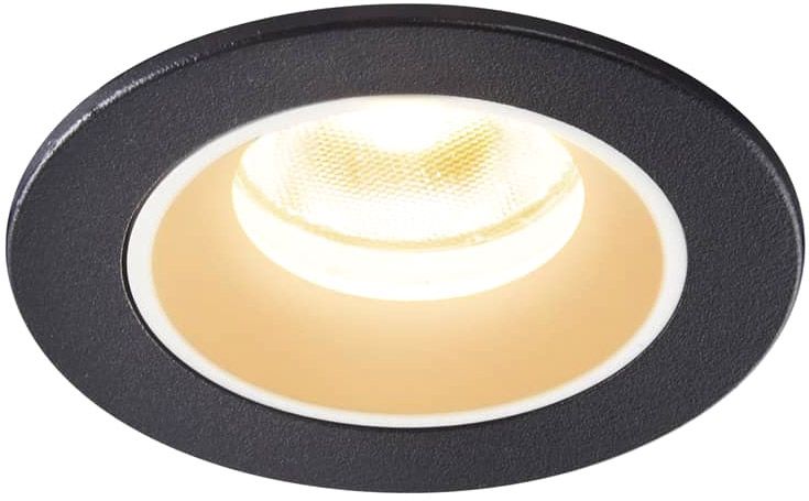 SLV NUMINOS® XS, Deckeneinbauleuchte schwarz / weiß 3000K 20°