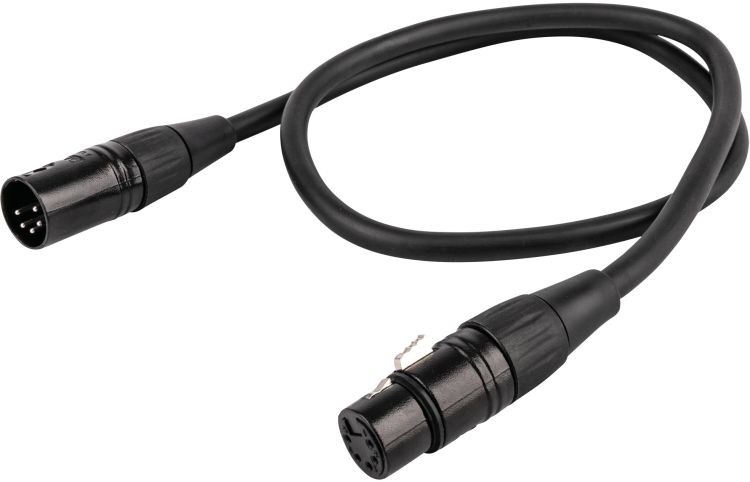 DAP-Audio FL86 – DMX/AES-EBU XLR/M 5P auf XLR/F 5P, 0,75 m