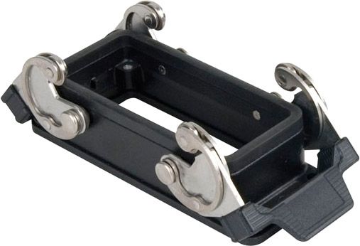 16/72 Pole Chassis Open Bottom/Clips Black