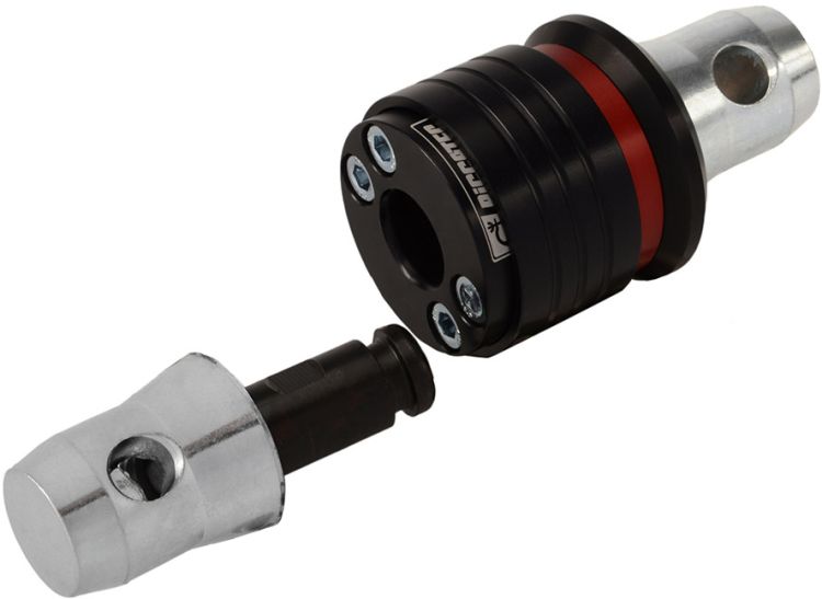 Litetruss Pimp Adapter oneCLICK unit male/female  für X/H Traversenysteme Schwarz