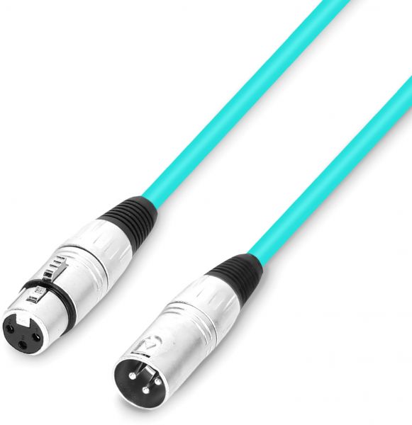 Adam Hall Cables 3 STAR MMF 0050 GRN - Mikrofonkabel XLR female auf XLR male 0,5m grün