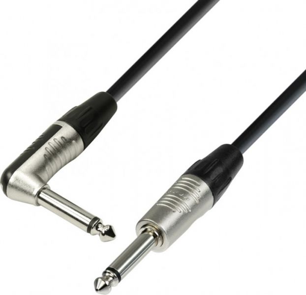 Adam Hall Cables K4 IPR 0900 Instrumentenkabel REAN 6,3 mm Klinke mono auf