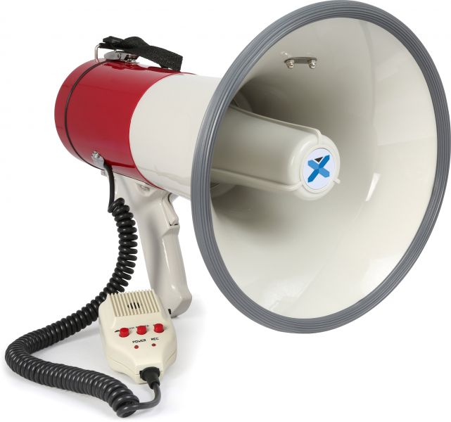 Vonyx MEG050 Megaphon 50W Aufnahmesirene Mikrofon