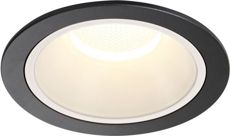 SLV NUMINOS, encastré de plafond intérieur, 20°, noir/blanc, LED, 4000K