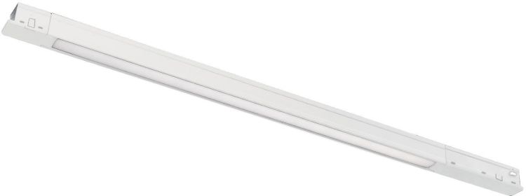 ISOLED Track48 Leuchte Mini Linear, weiß, 42cm, 10W, prismatisch, 48V DC, 4000K, CRI90, Line