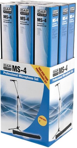 DAP-Audio 9 x MS-4 Microphone Retail Set