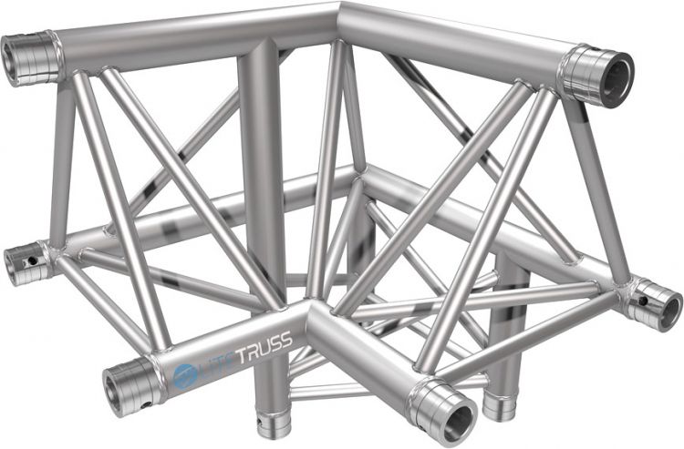 Litetruss H43D-C010 3-Weg Winkel 90° Spitze Oben Rechts
