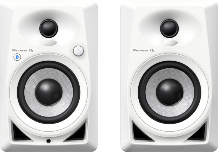 Pioneer DJ DM-40BT-W 4-Zoll Desktop-Monitorlautsprecher
