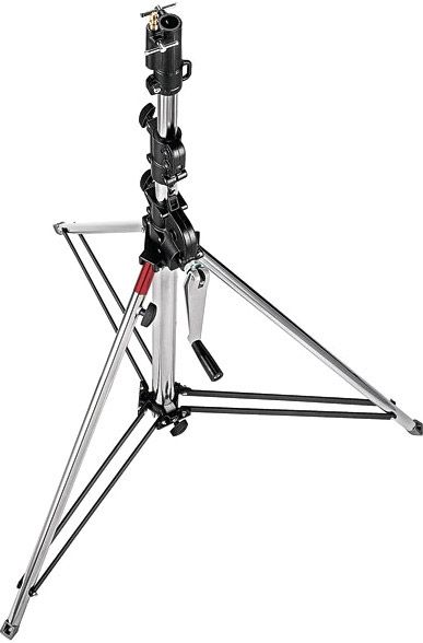 Manfrotto - 087NWSH - Stativ Wind-Up Kurz Sil. 3-tlg