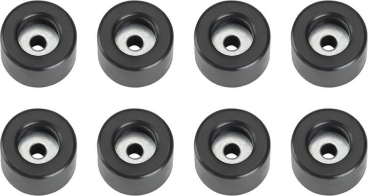 Adam Hall Hardware 4904 M 8 AH 8er Set Gummifuß 25 x 15 mm im Beutel