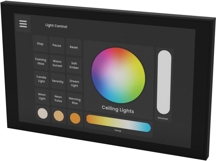 NICOLAUDIE ARCHITECTURAL NATOUCH-8 Wandmontiertes Touchpanel zur Fernsteuerung