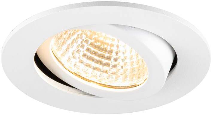 SLV NEW TRIA® 68, Deckeneinbauleuchte, PHASE, AIRTIGHT, rund, 3000 K, 7.5 W, weiß