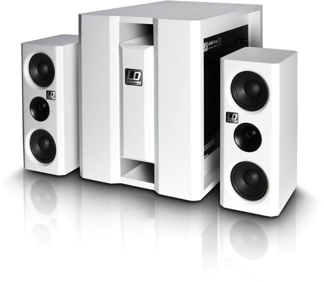 LD Systems DAVE 8 XS W Kompaktes PA-System aktiv weiß