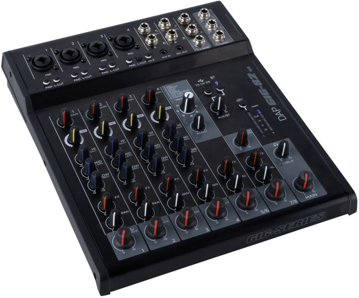DAP-Audio GIG-82 V2 8-Kanal-Analogmischer mit FX