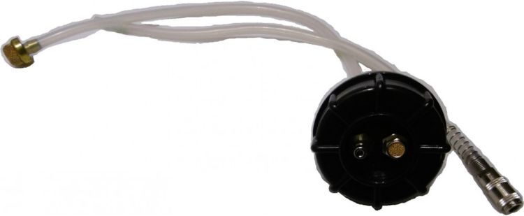 Gehäuseteil (Deckel Fluidbehälter) NH-110 mit allen Anbauteilen