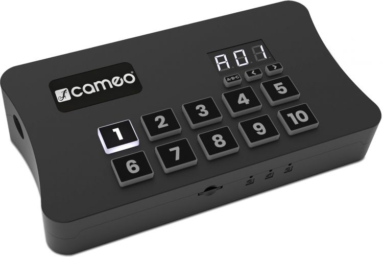 Cameo DVC CUE - Programmierbares 1024-Kanal DMX-Interface mit beleuchtetem Bedienfeld