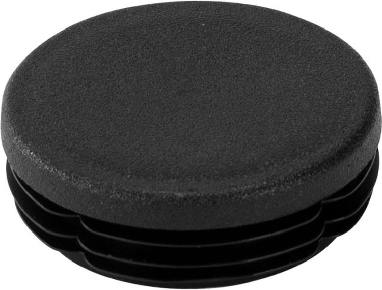 Riggatec Endkappe Schwarz für 50 x 1-2,5 mm Rohr Rund