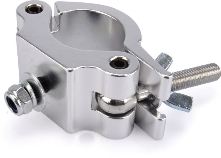 Riggatec Halbschelle - Halfcoupler breit silber bis 500 kg (48 - 51 mm) -B-Stock-