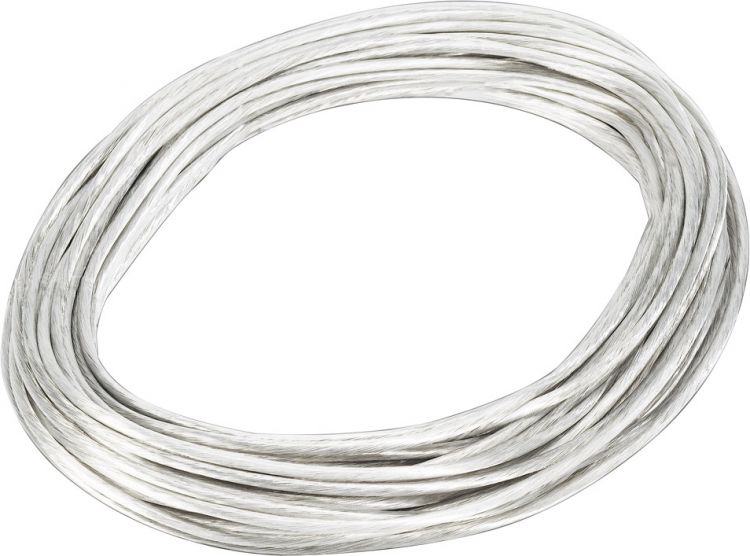 SLV NIEDERVOLT-SEIL für TENSEO Niedervolt-Seilsystem, weiß, 6mm², 20m