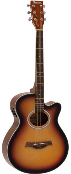 DIMAVERY AW-400 Westerngitarre, sunburst