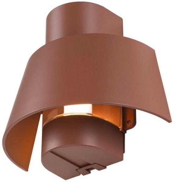 SLV PHOTONI, Wandaufbauleuchte, konisch, 1x max. 13W, E27, rost