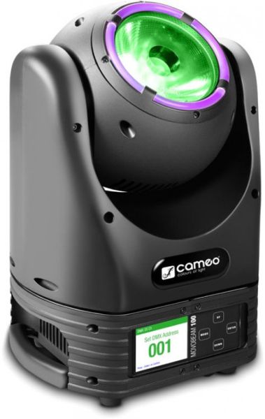 Cameo MOVO® BEAM 100 Beam Moving Head mit LED-Ring und Endlos-Drehung