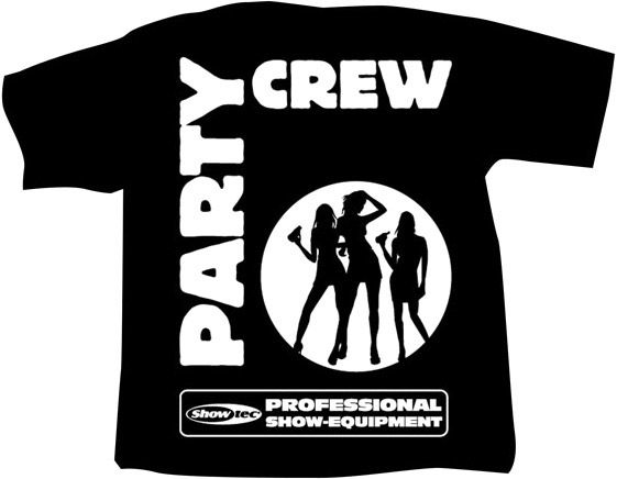 Showtec Showtec T-Shirt Partycrew Größe L