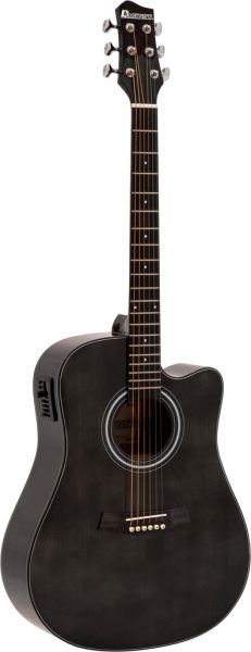 DIMAVERY STW-90 Westerngitarre, vintage black