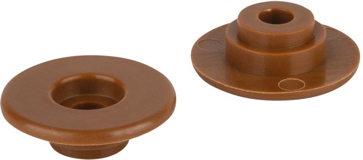 WENTEX CURTFIX® Farbiger Ring für Vorhangklemme, braun, 50er-Set – braun