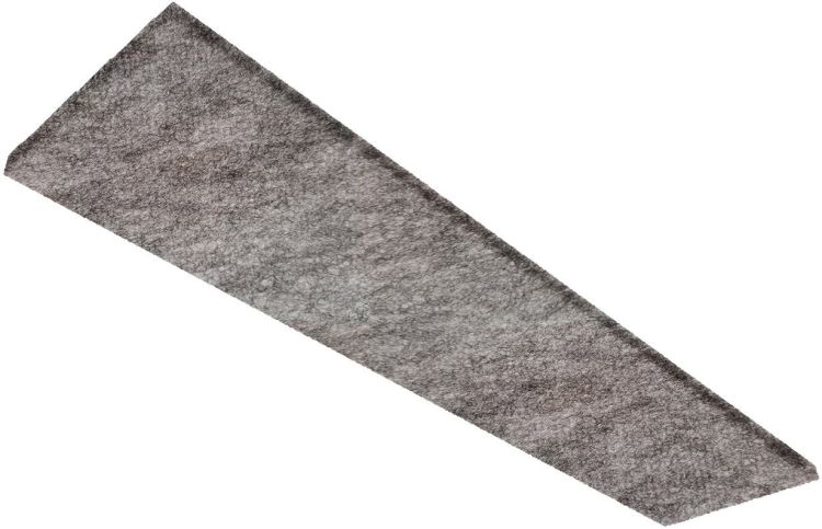 ISOLED Akustikabsorber H25 für Leuchtenrahmen mit Innenformat 320x1500mm, grau