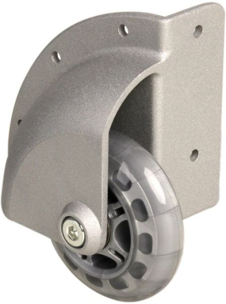 Adam Hall Hardware 37500 S Eckaufbaurolle mit weichem Rad 75 mm