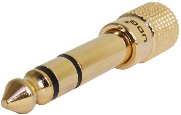 UDG Ultimate Kopfhörer Klinkenadapter 3,5mm (1/8") auf 6,35mm (1/4")