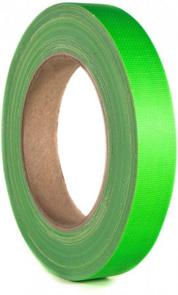 Adam Hall Accessories 58064 NGRN Gaffer Klebeband Neongrün 19mm x 25m