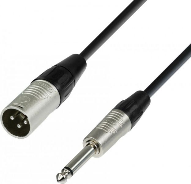 Adam Hall Cables K4 MMP0 600 Mikrofonkabel REAN XLR male auf 6,3 mm Klinke