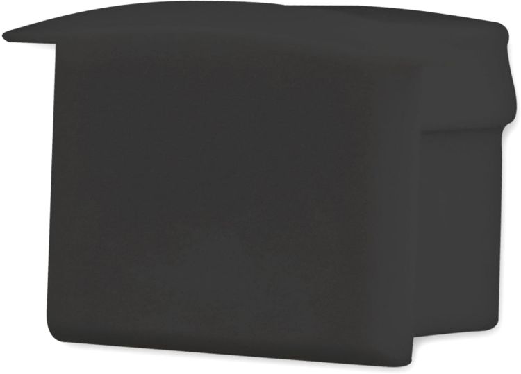 ISOLED Endkappe EC7B für Profil DIVE12, schwarz, 1 Stk