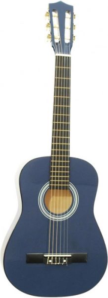 DIMAVERY AC-303 Klassikgitarre 1/2, blau
