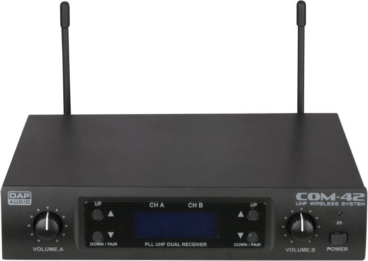 COM-42 2Ch Handheld Set UHF Wireless Microphone