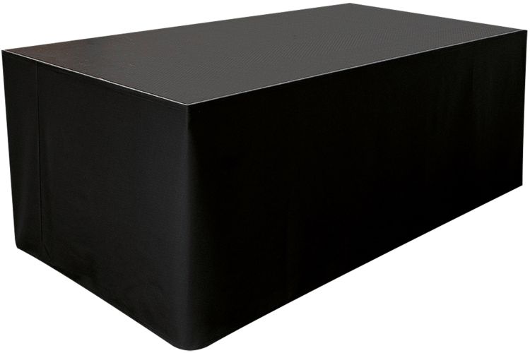 WENTEX Bühnenvorhang MCS 300 g/m² 0,2 m Schwarz – 620 x 20 cm (B x H) – ungefaltet