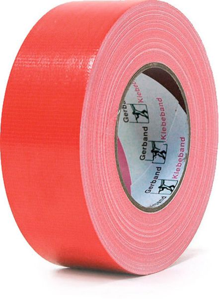 Gaffer Tape Gerband 250 rot - Gewebe-Klebeband/Panzertape