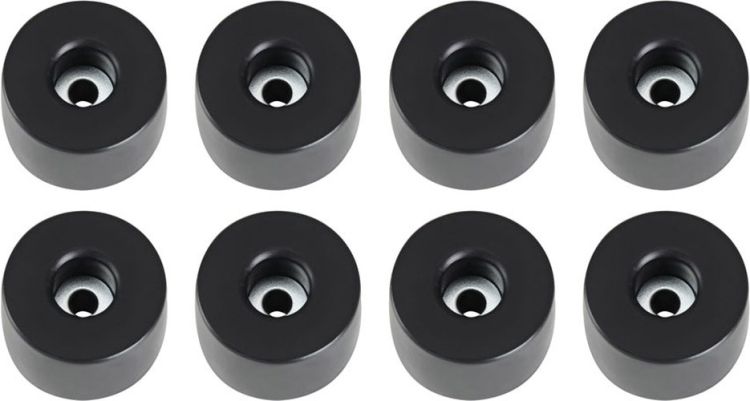 Adam Hall Hardware 4911 M 8 AH 8er Set Gummifuß 38 x 25 mm im Beutel