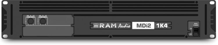 Ram Audio MDi2-1K4 S/X - 2 Kanal Verstärker 2 x 700W 4 Ohm mit Speakon/XLR
