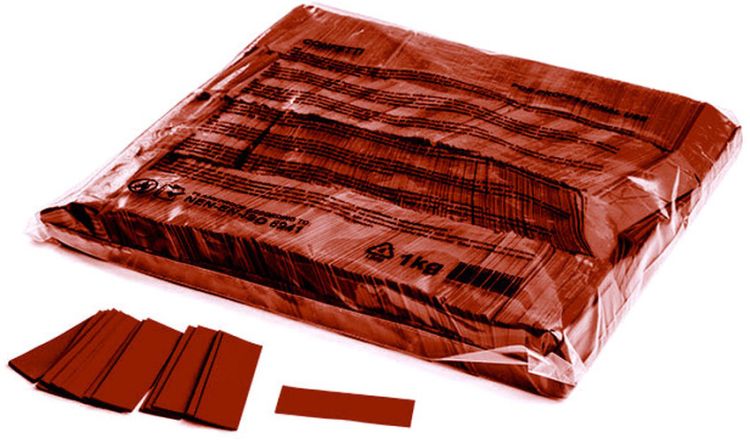 Magic FX Slowfall Konfetti Rechteckig 55x17mm - Braun 1kg
