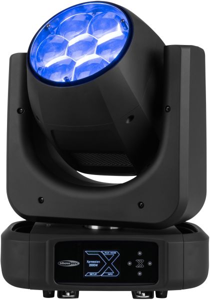 SHOWTEC Xpression 2000W - WashBeam 7 x 40 W LED Wash/Beam Moving Head