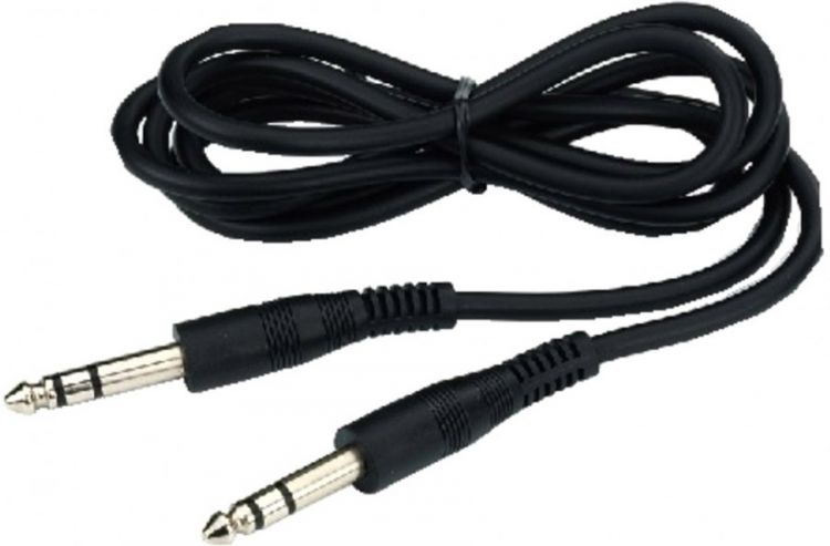 MONACOR MCC-124/SW Stereo-Klinkenkabel, 1,2m