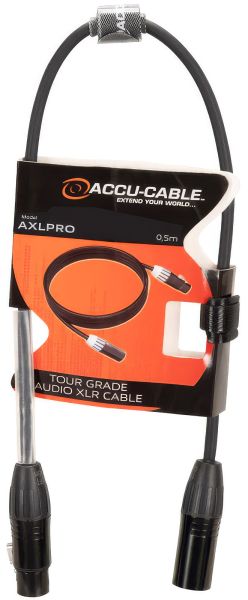Accu Cable AXLPRO 0,5m symmetrisches XLR-Kabel 
