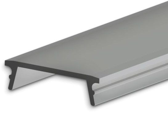 ISOLED Abdeckung COVER42 schwarz/matt 200cm für Profil SURF16